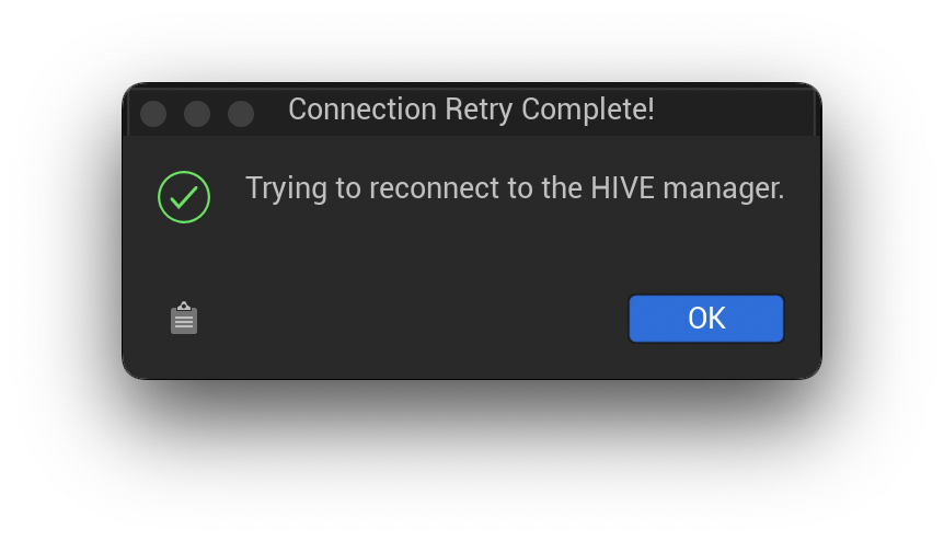 Retry connection success